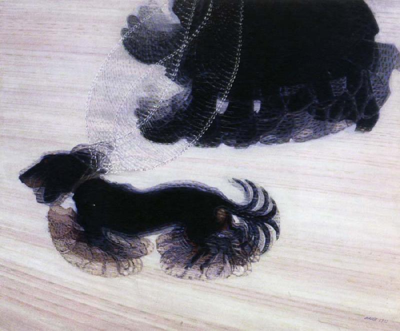 giacomo balla dynamism of a dog on a leash